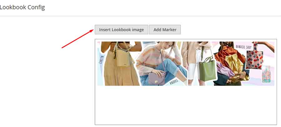 Magento 2 lookbook item config