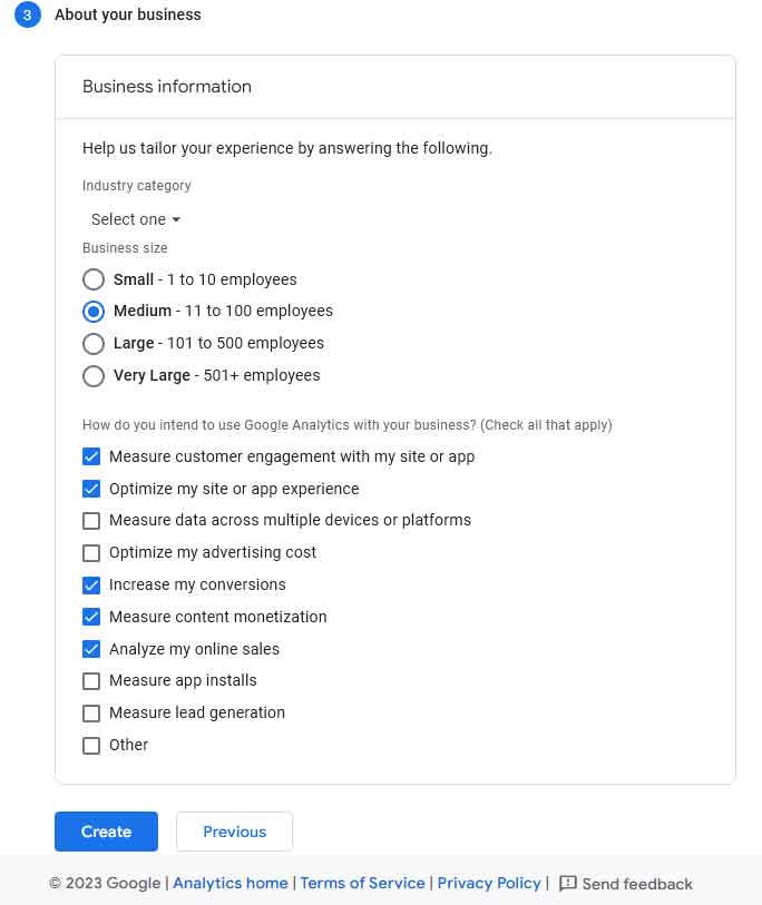 Google Analytics About Your Business