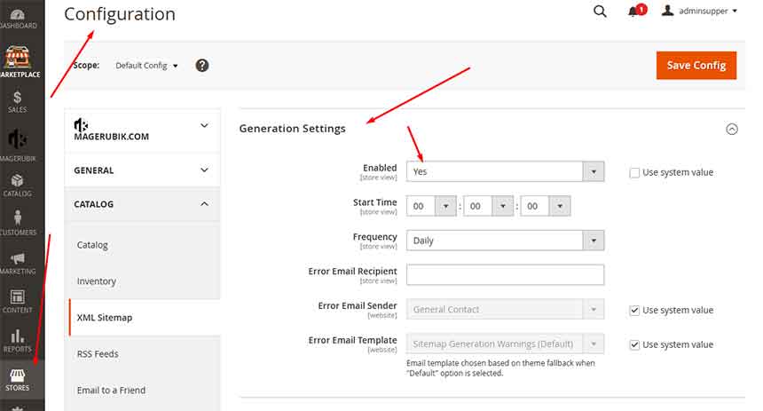 Magento 2 generate a Google XML Sitemap cron